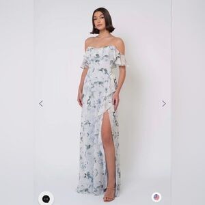 Jenny Yoo | Salma Print Floral Maxi Dress
